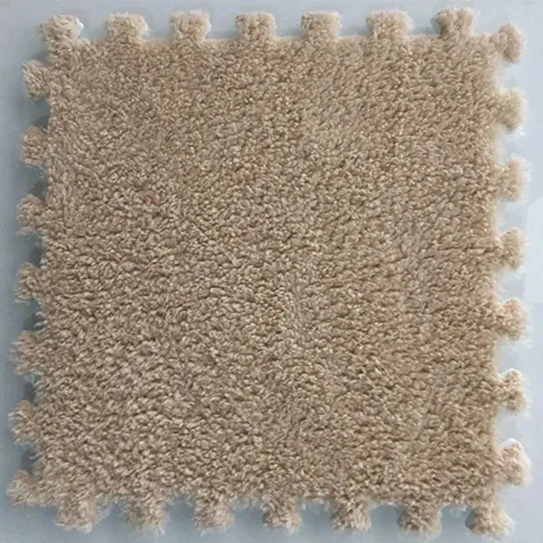 EVA Crawling Mat Stitching Suede Floor Mat Baby Play Mat Home Fashion Living Room Bedroom Puzzle Foam Carpet 30*30*1cm