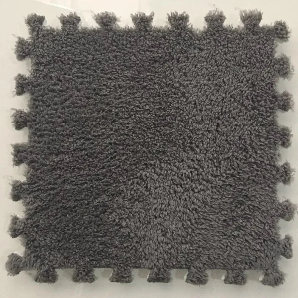 EVA Crawling Mat Stitching Suede Floor Mat Baby Play Mat Home Fashion Living Room Bedroom Puzzle Foam Carpet 30*30*1cm