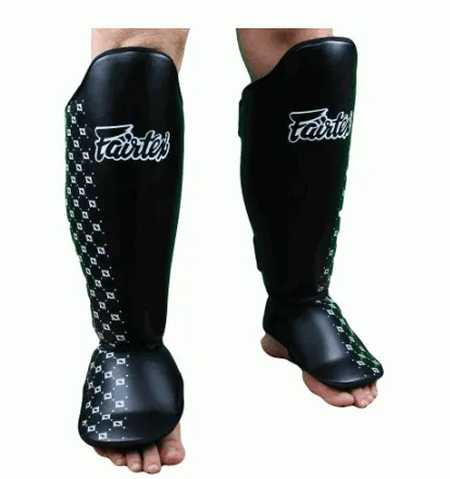 Fairtex Muay Thai Kick Boxing MMA Competion Shin Guards Shinguard Instep Leg Pads