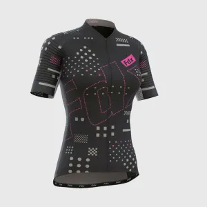 Fdx All Day Black Women's & Girl's Summer Short Sleeve Cycling Jersey