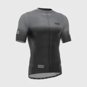 Fdx Duo Grey / Black Men's & Boy's Short Sleeve Summer Cycling Jersey