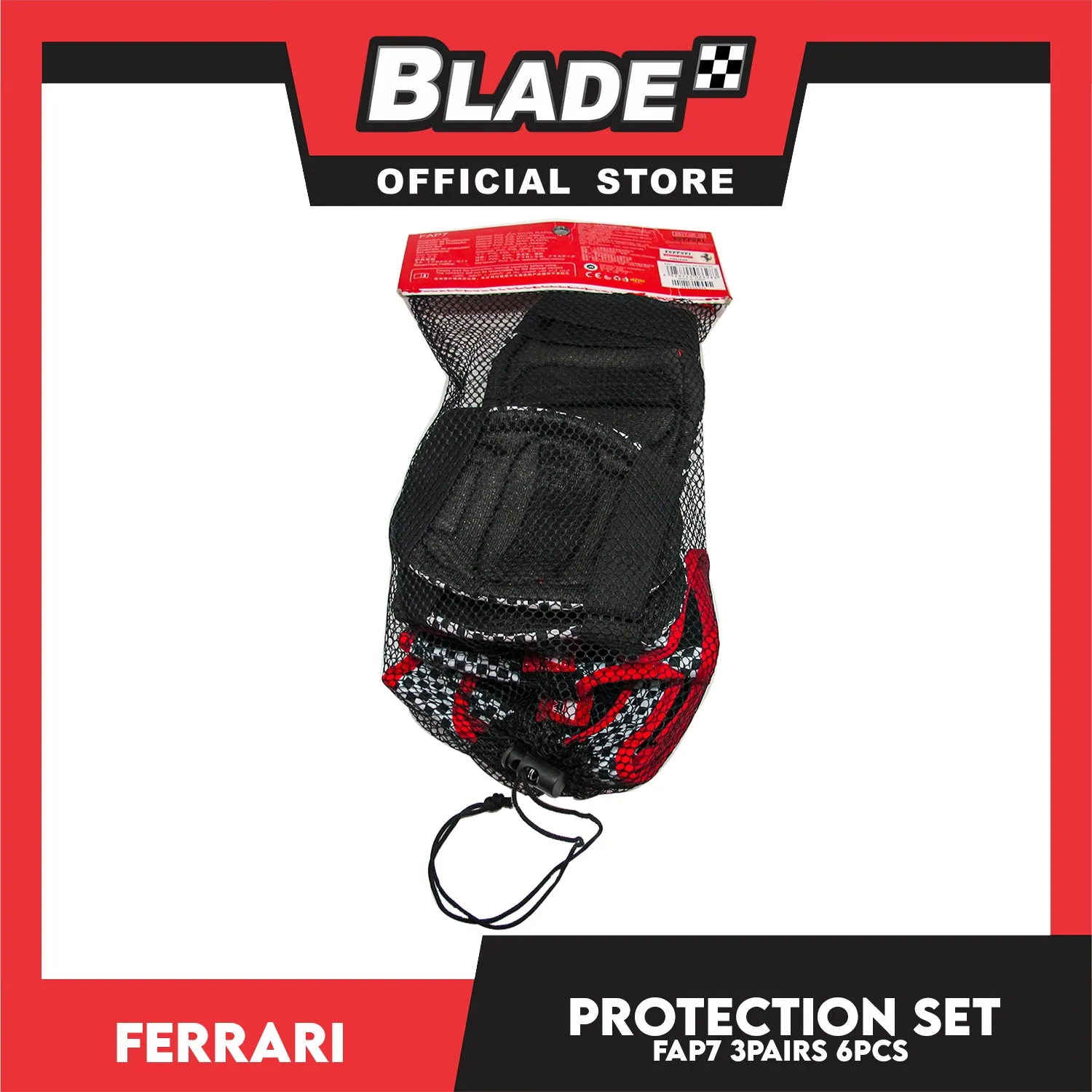 Ferrari Skate Protection Set Black