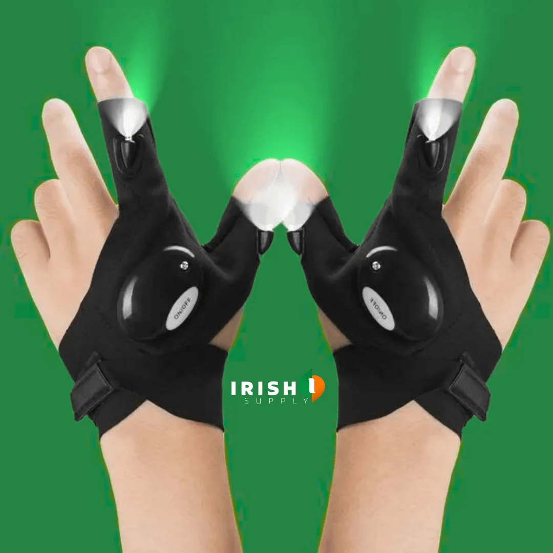 FINGERBEAM Premium LED Lights Waterproof Gloves