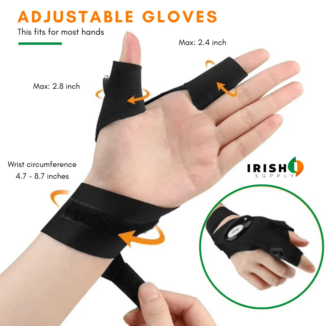 FINGERBEAM Premium LED Lights Waterproof Gloves