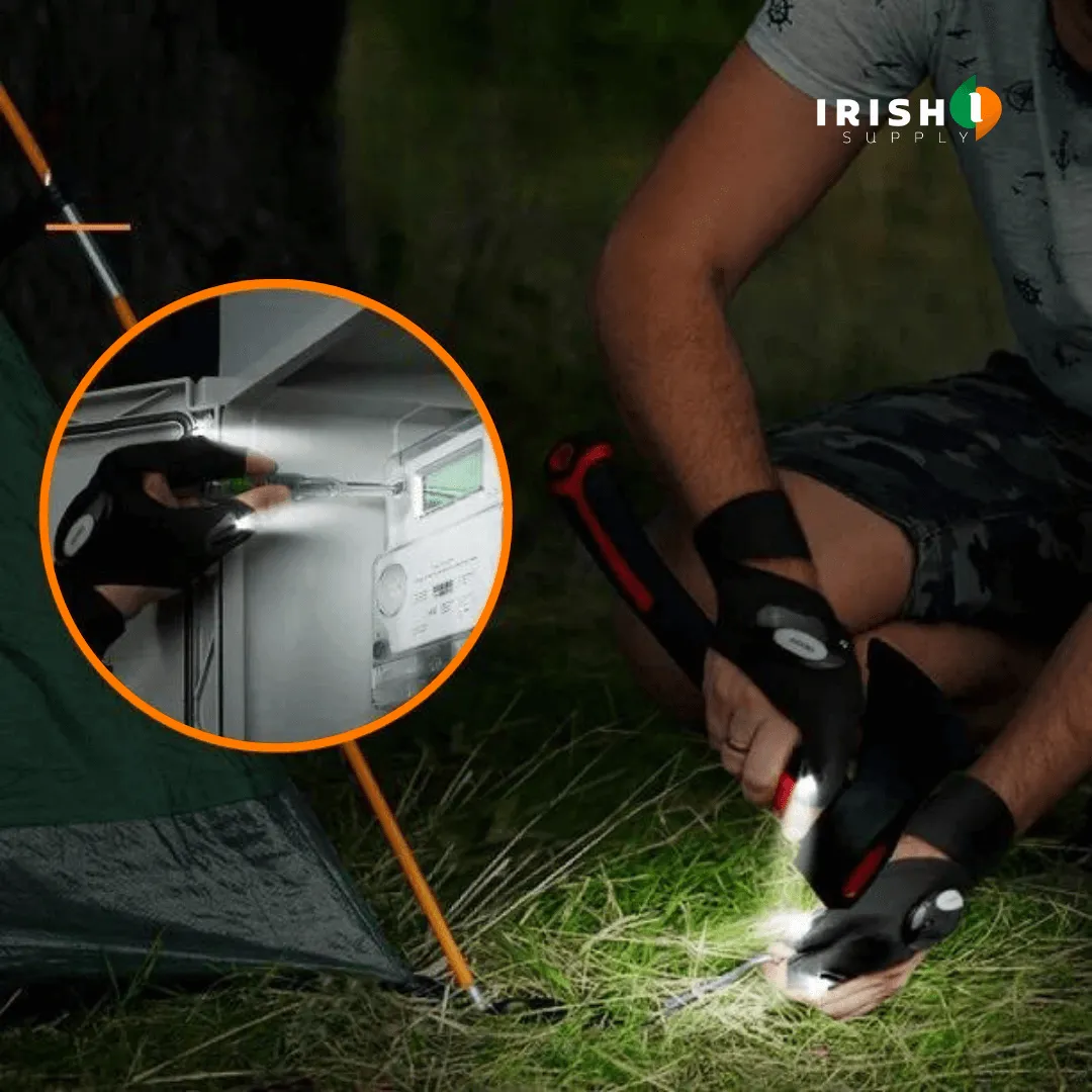 FINGERBEAM Premium LED Lights Waterproof Gloves
