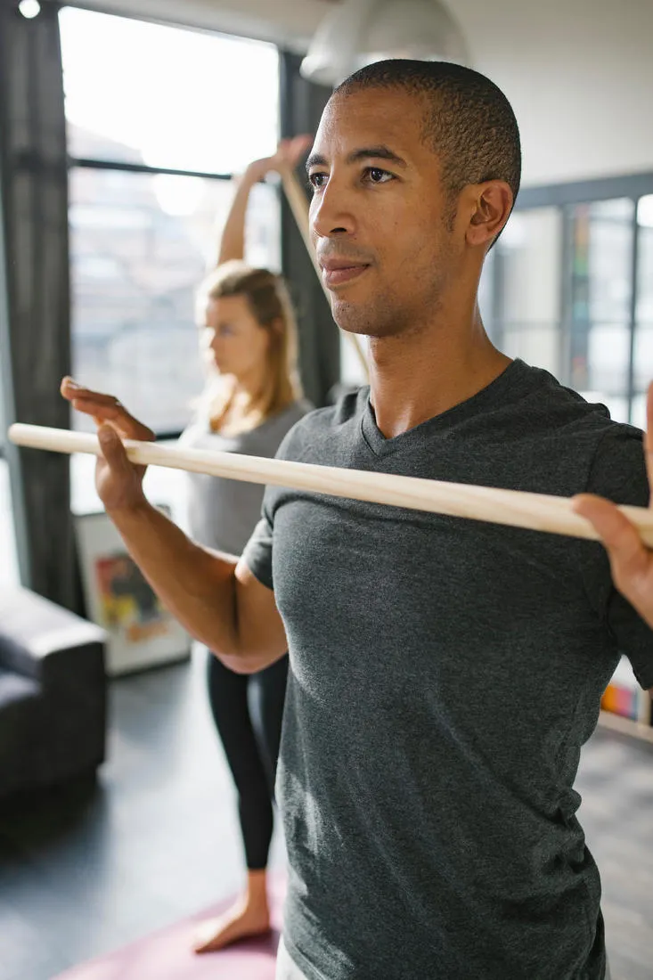 Fitness Wooden Gym Bar
