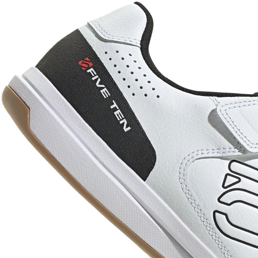 Five Ten Hellcat Mountain Clipless Shoes - Mens FTWR White/Core BLK/Red 5.5