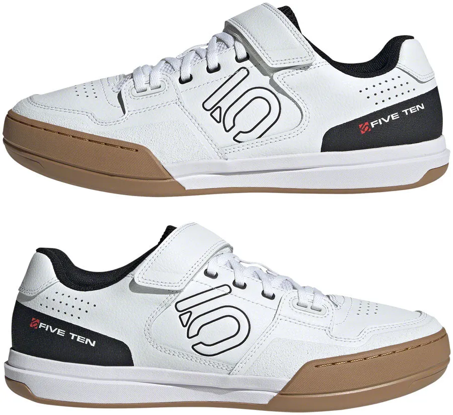 Five Ten Hellcat Mountain Clipless Shoes - Mens FTWR White/Core BLK/Red 5.5