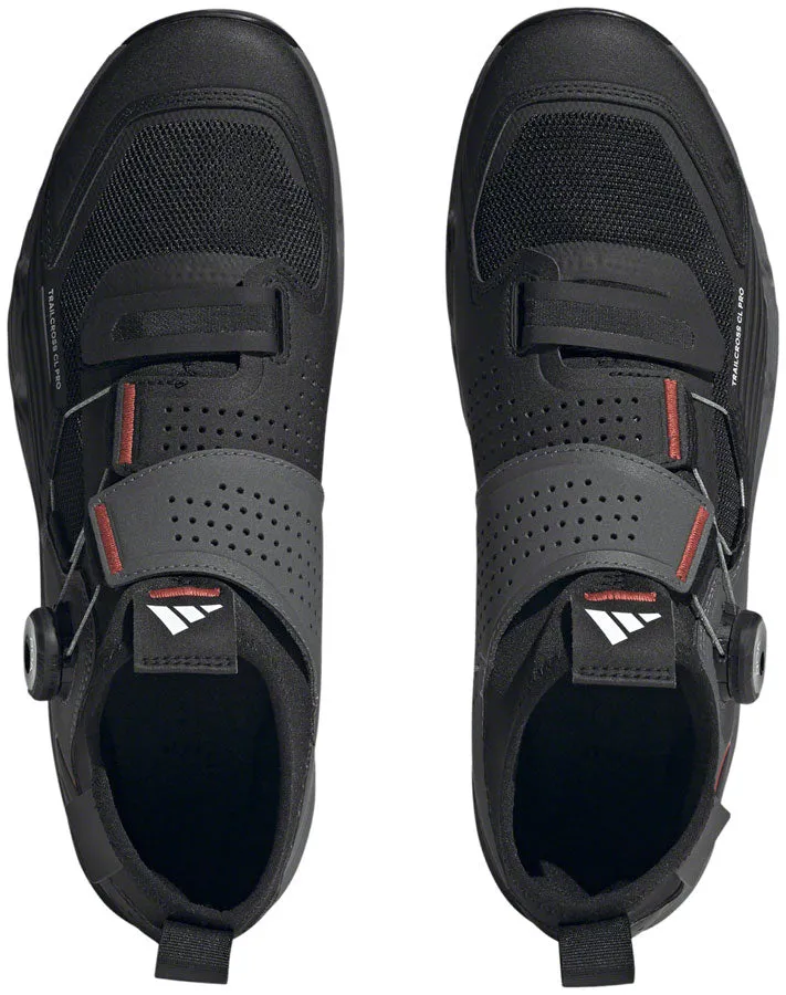 Five Ten Trailcross Pro Mountain Clipless Shoes - Mens Gray Five/Core BLK/Red 9.5