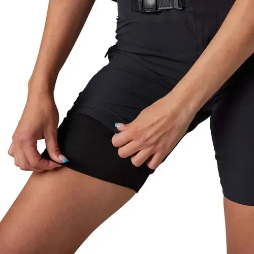Fox Womens Flexair Ascent With Liner Black Shorts
