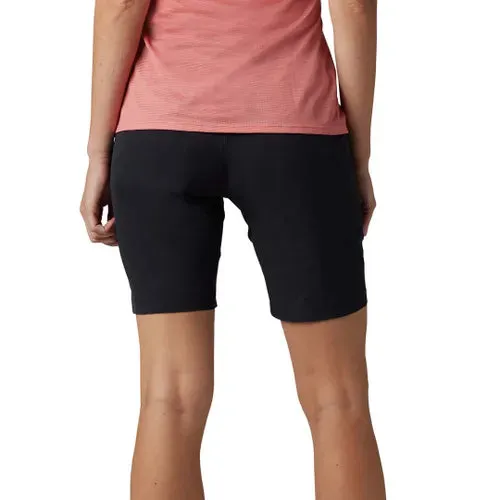 Fox Womens Flexair Ascent With Liner Black Shorts
