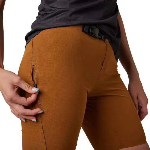 Fox Womens Flexair Ascent With Liner Nutmeg Shorts