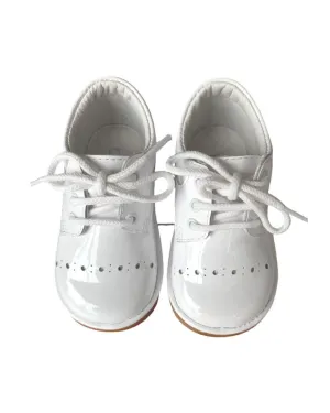 Francisco White Patent Shoe