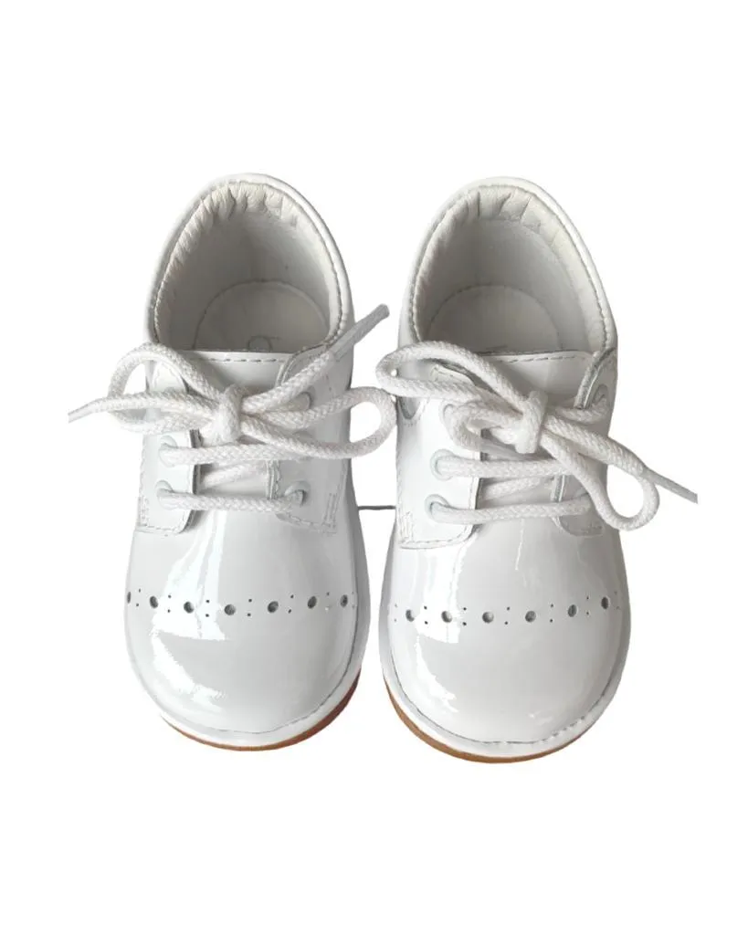 Francisco White Patent Shoe