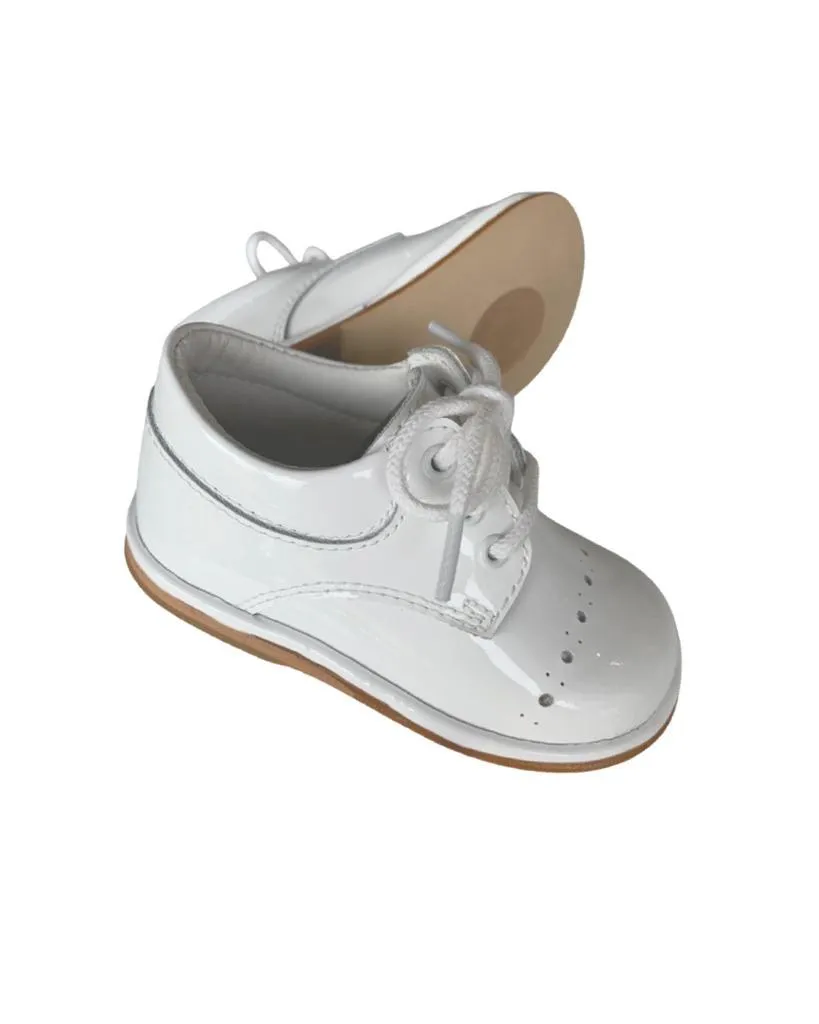Francisco White Patent Shoe