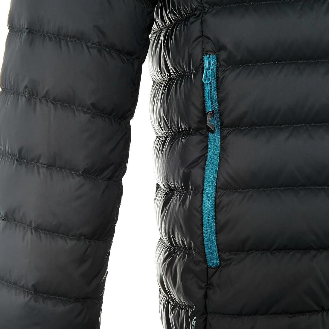 Full Down Men's Hiking Padded Jacket - Black