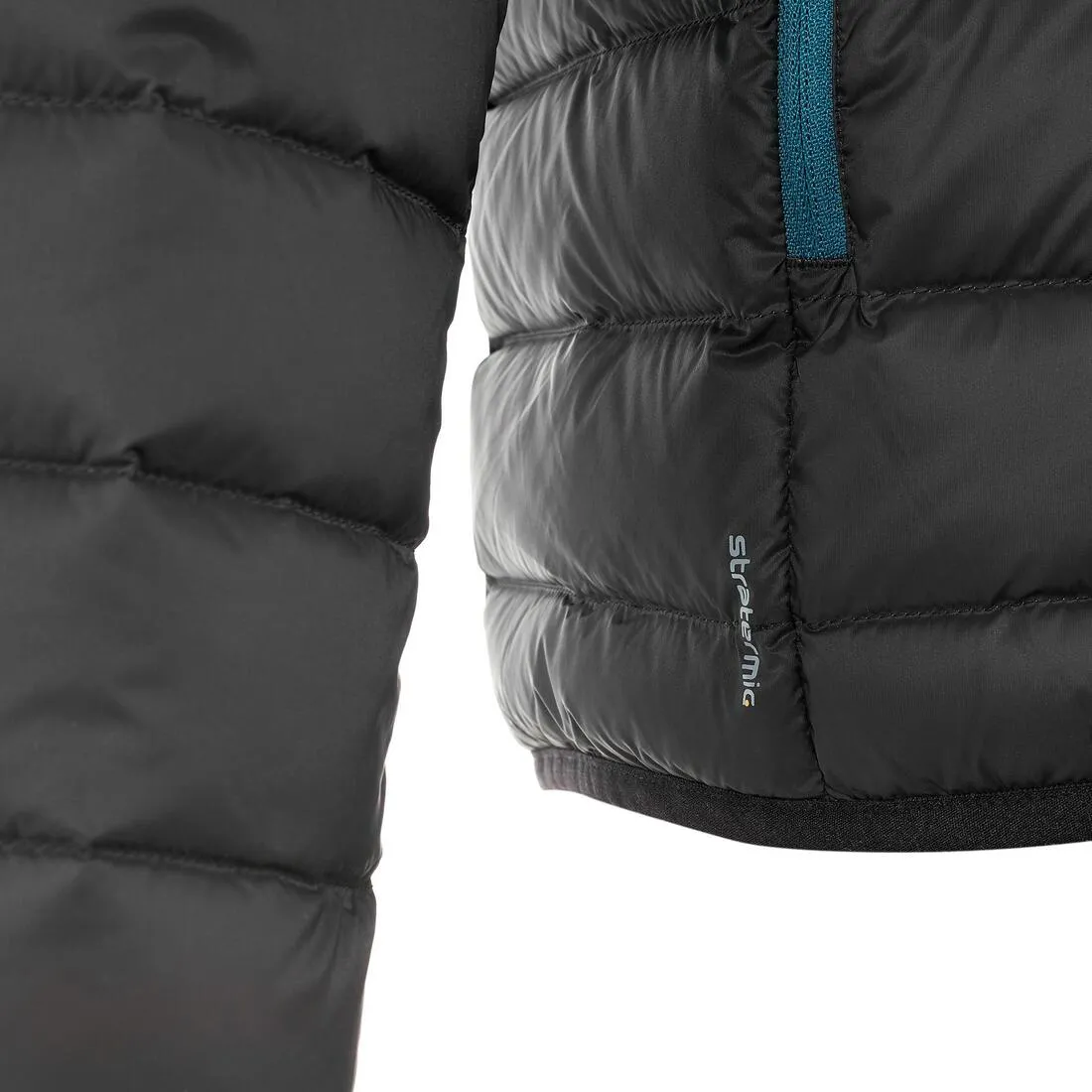 Full Down Men's Hiking Padded Jacket - Black