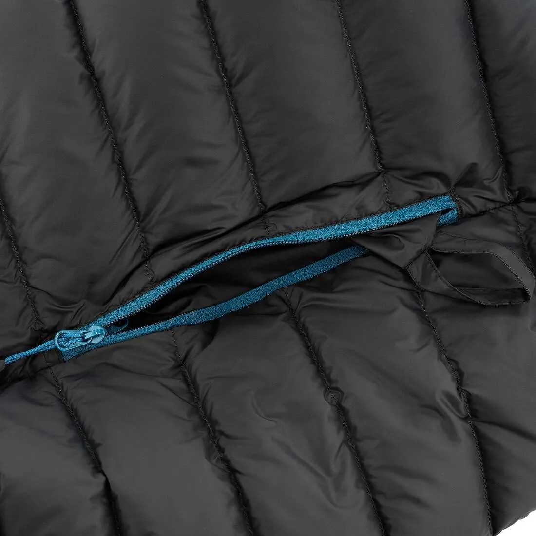 Full Down Men's Hiking Padded Jacket - Black