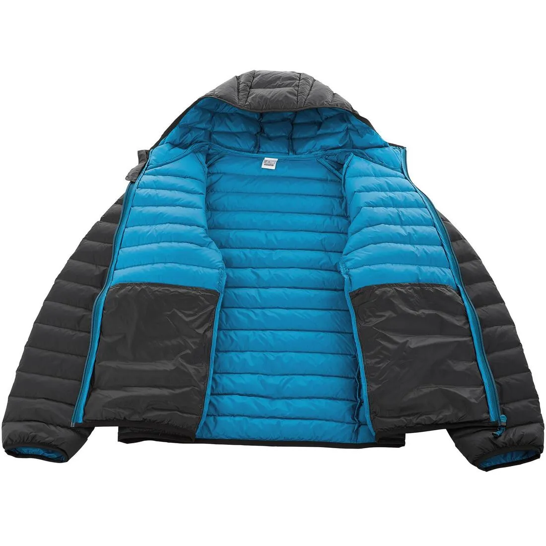 Full Down Men's Hiking Padded Jacket - Black