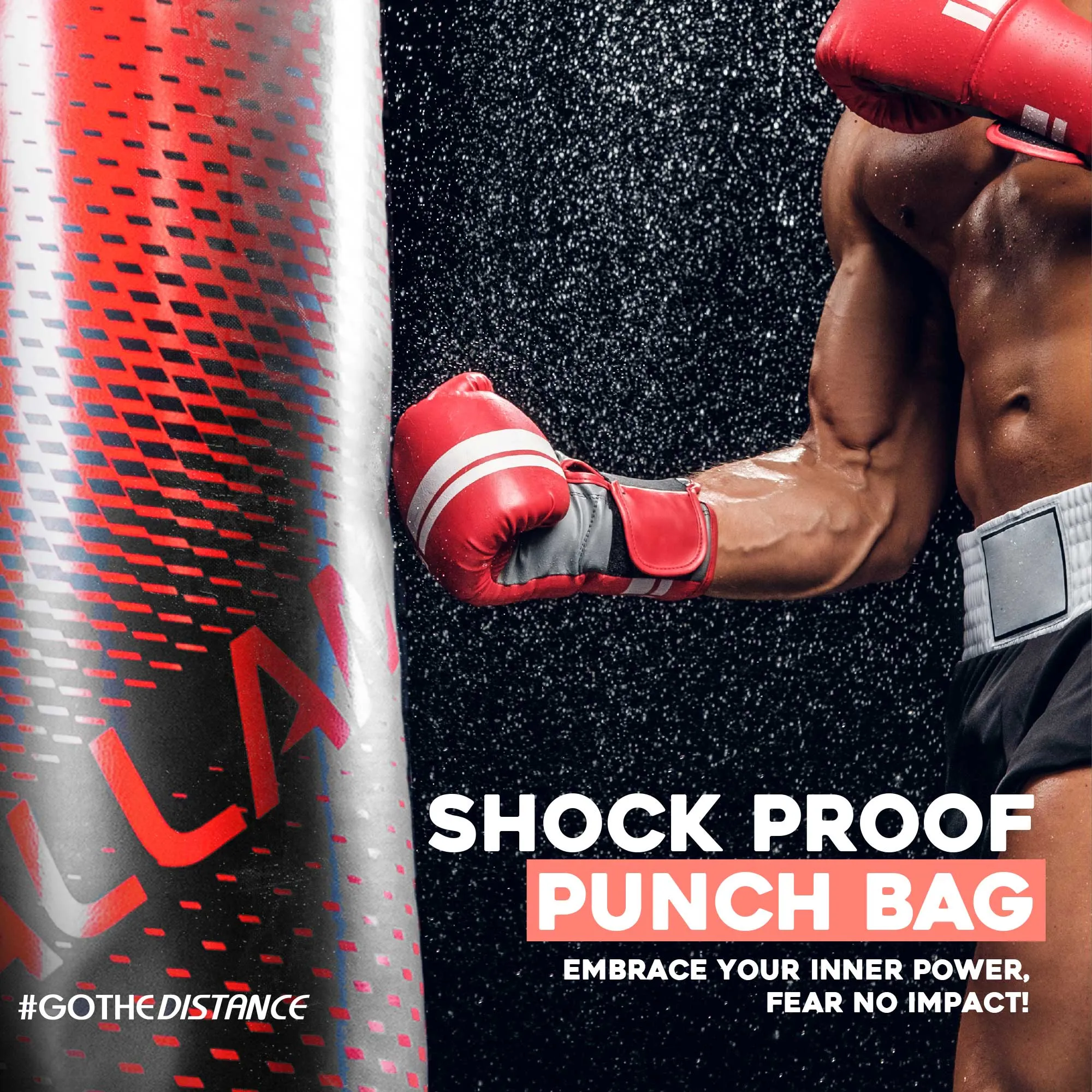 Gallant Atomic Free Standing Boxing Punch Bag - Heavy-Duty 5.7ft - Punching Bag