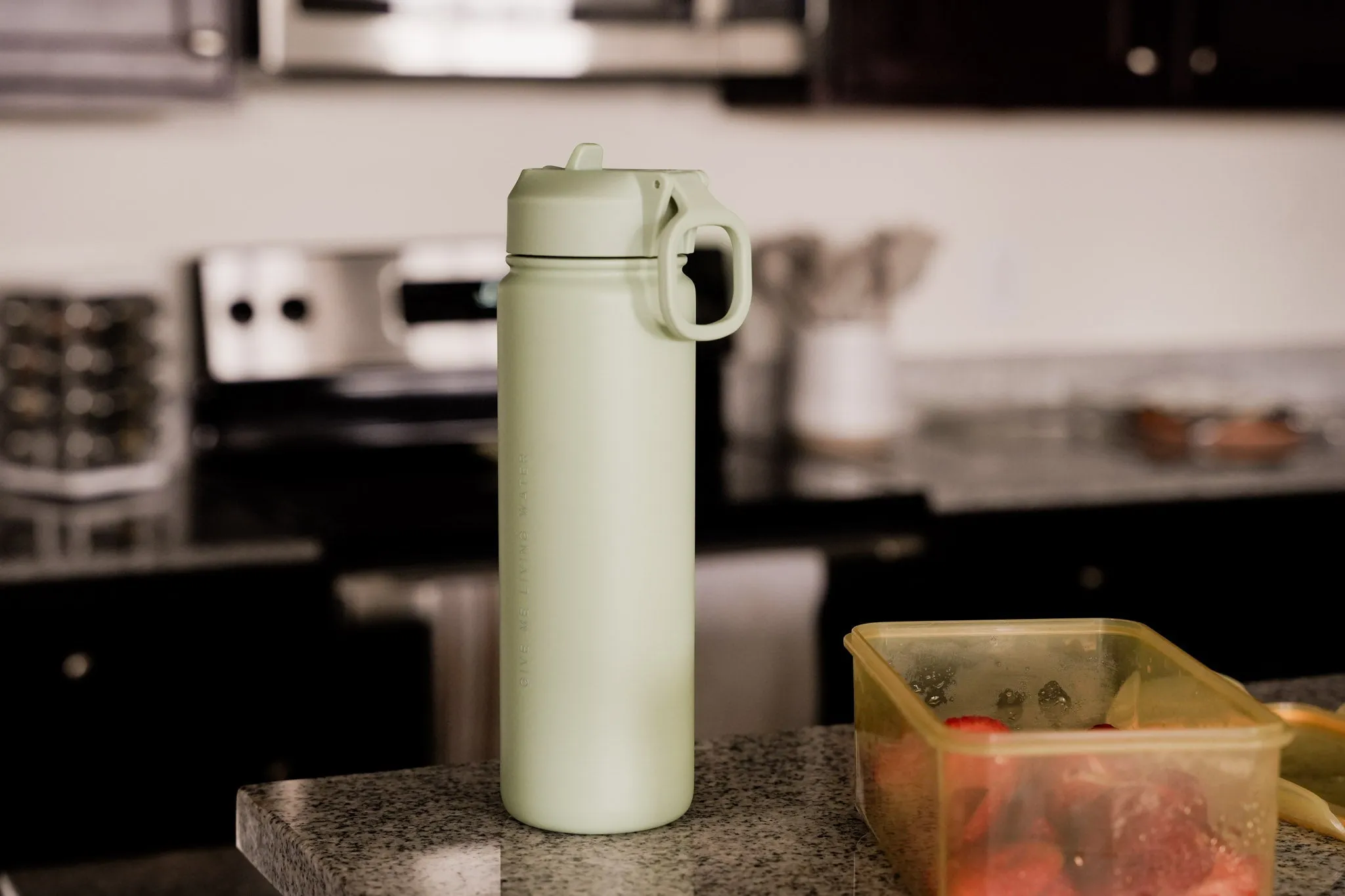 Give Me Living Water - Minimalist Water Bottle