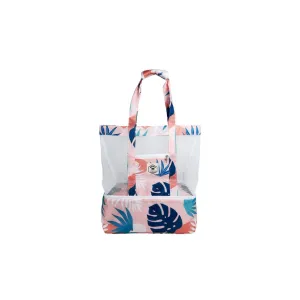 GOOD VIBES 2 IN 1 MESH BEACH COOLER BAG