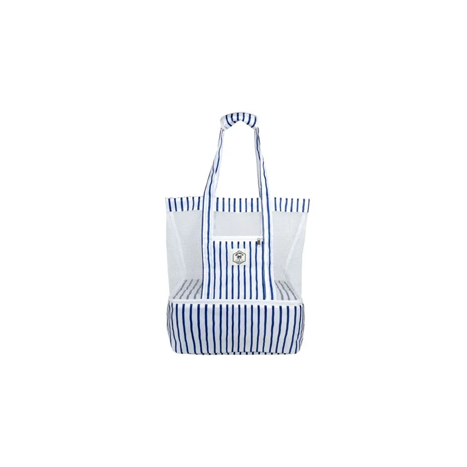 GOOD VIBES 2 IN 1 MESH BEACH COOLER BAG