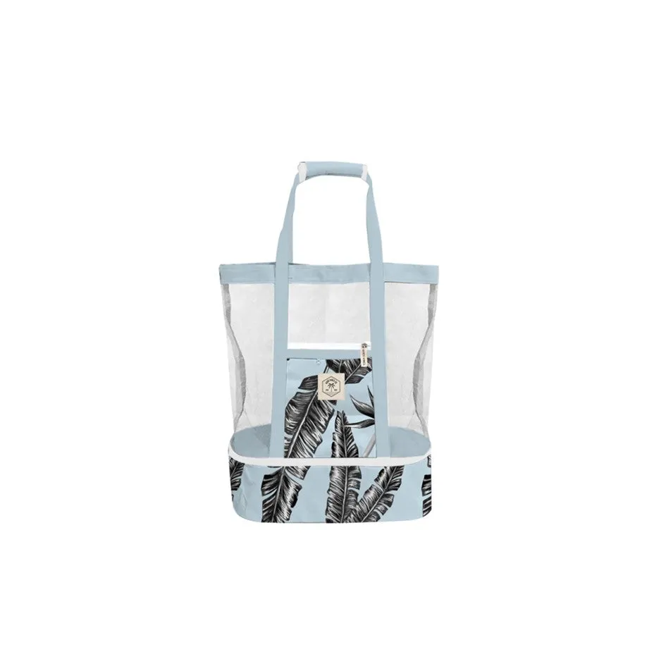 GOOD VIBES 2 IN 1 MESH BEACH COOLER BAG