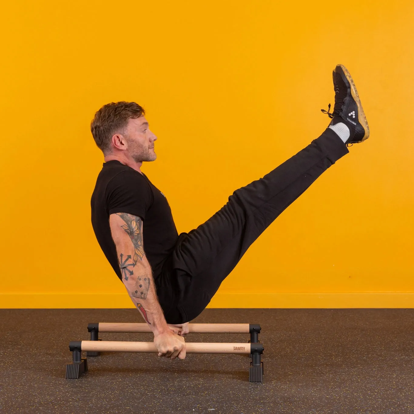 Gravity Fitness Long Hybrid Parallettes