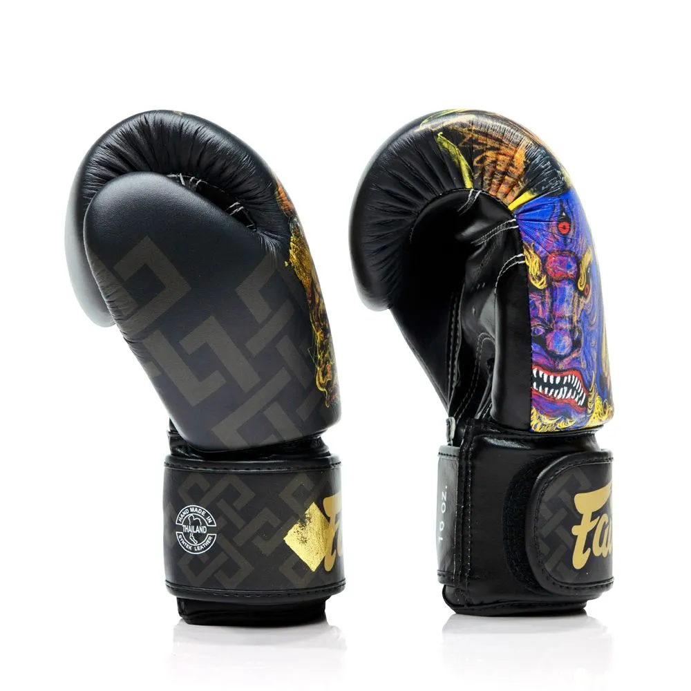 Guantes de boxeo Fairtex BGVPremium Yamantaka - 100%  Microfibra