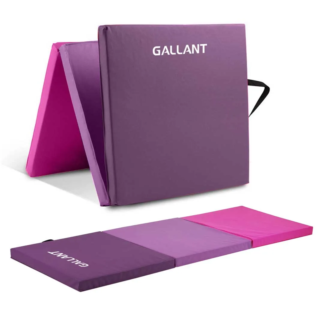 Gymnastics Mat Tri Foldable Exercise Workout Mat - Exercise Mats
