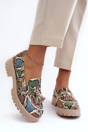 Heeled low shoes