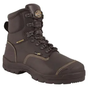 Honeywell Metatarsal Guard Mining Work Boots, Size 8, 4.9 in H, Black, 55246-BLK080