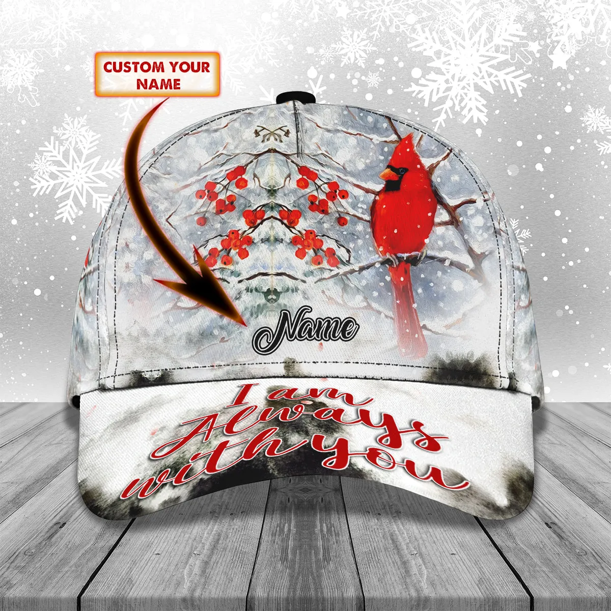 I'm Always With You - Personalized Name Cap - Loop- T2k-206