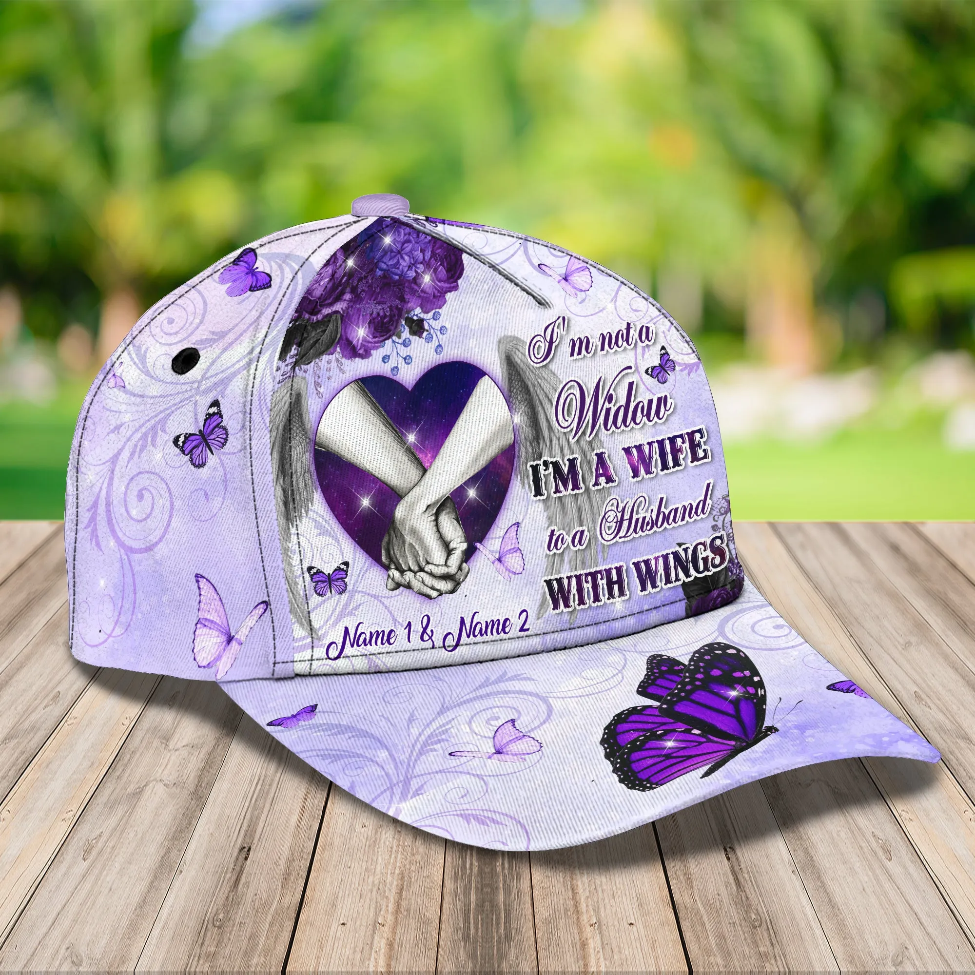 I'm Not A Widow 2- Personalized Name Cap - Loop- T2k-207