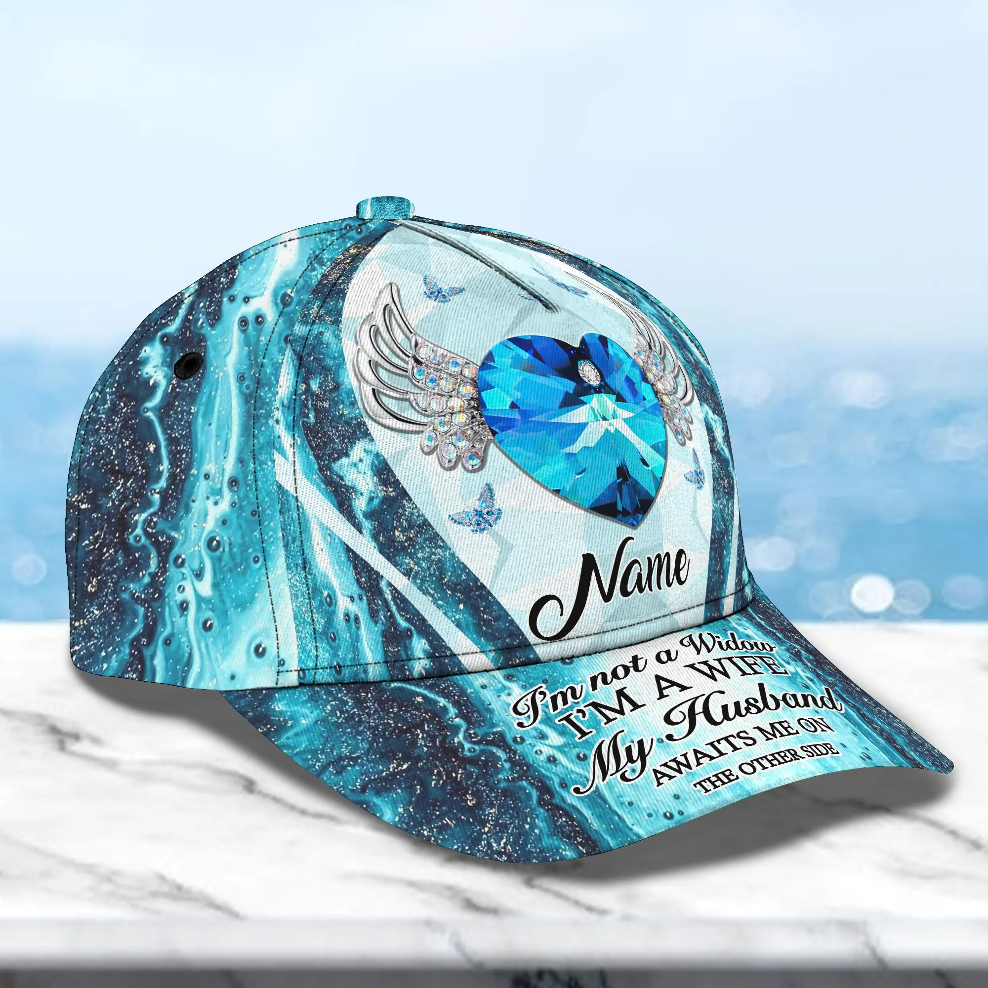I'm Not A Widow - Personalized Name Cap - Loop- T2k-205