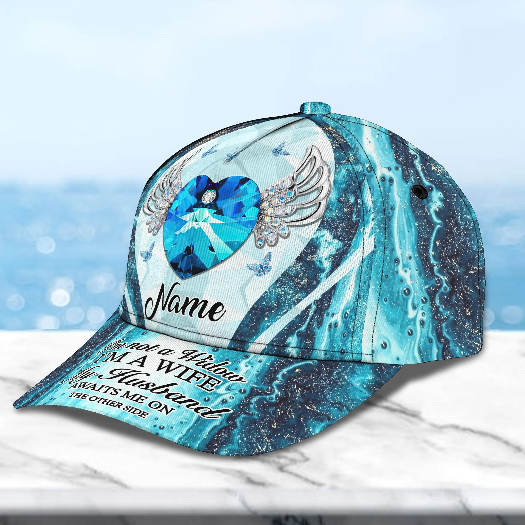 I'm Not A Widow - Personalized Name Cap - Loop- T2k-205