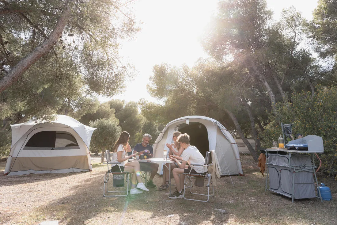 Inflatable Camping Living Area - Base Air Seconds Fresh - 8 Person