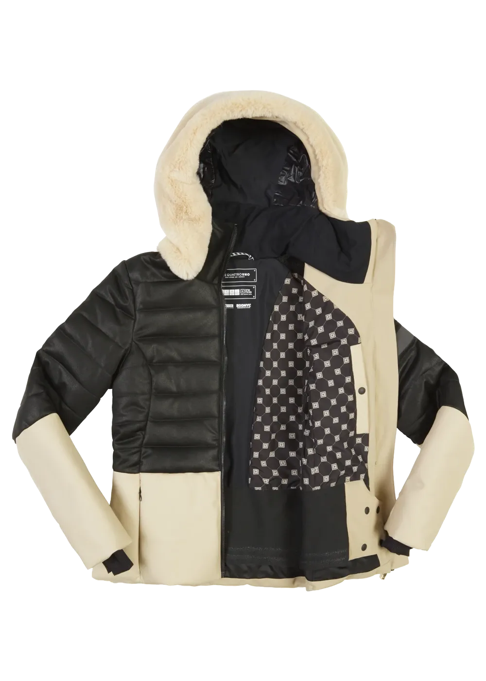 Insulated Ski Jacket Econyl Appleskin W