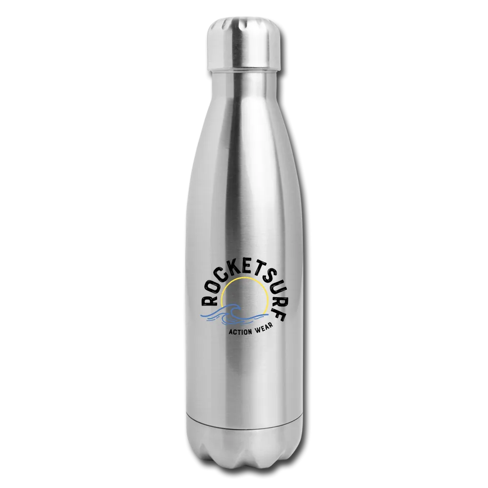 Insulated Stainless Steel Water Bottle - Chrome