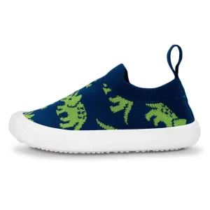 Jan & Jul Graphic Knit Shoes - Triceratops