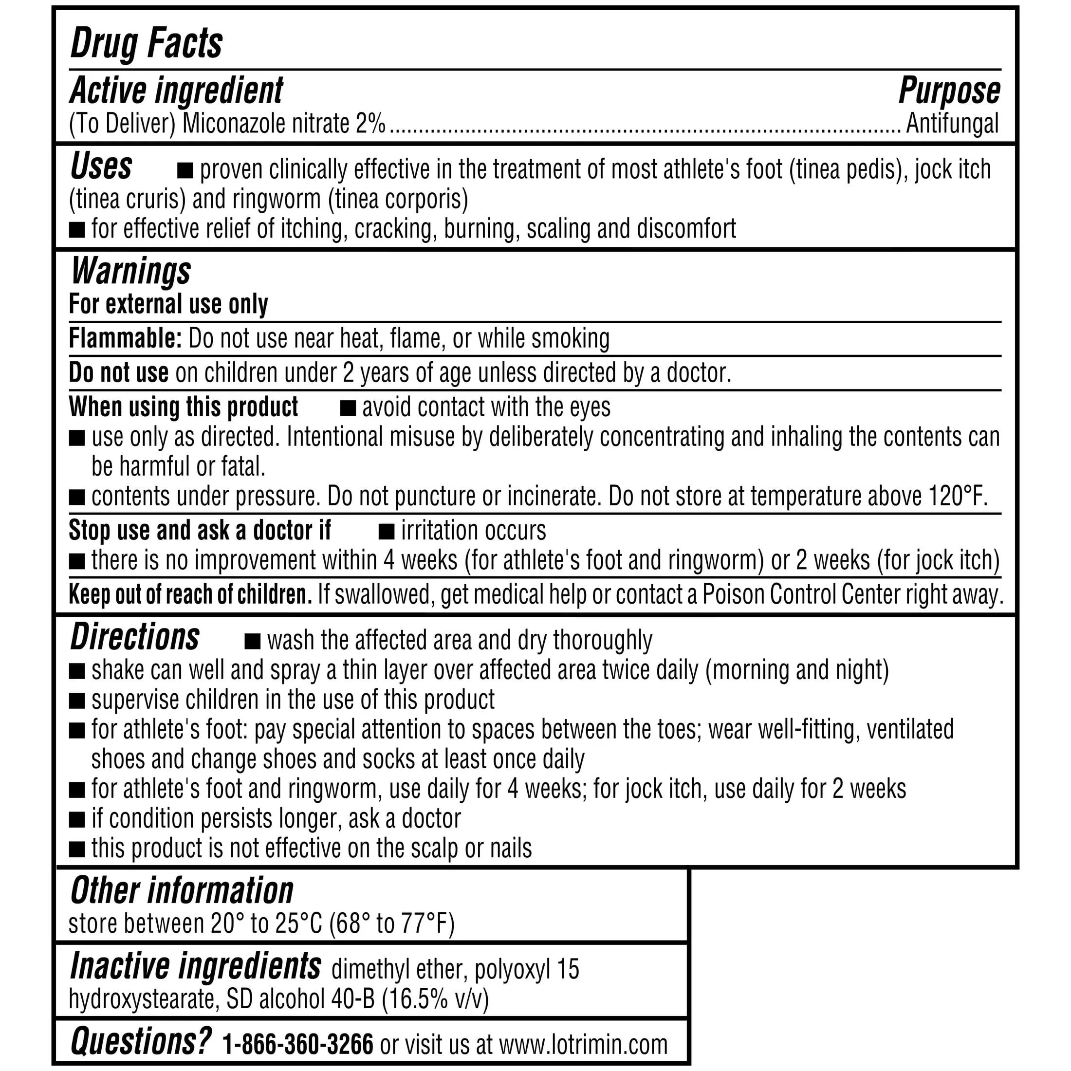 Jock Itch Antifungal AF Athlete's Foot Liquid Spray, 4.6 Ounce Spray Can
