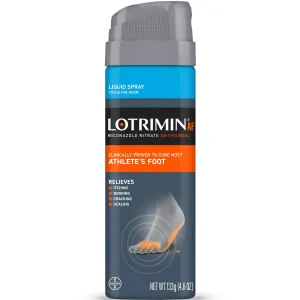Jock Itch Antifungal AF Athlete's Foot Liquid Spray, 4.6 Ounce Spray Can