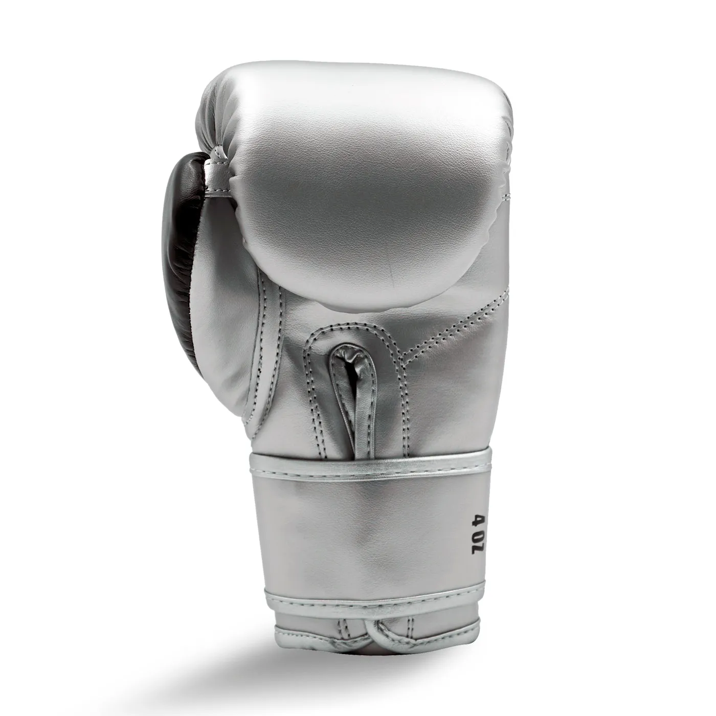 Junior Synthetic Leather Training Glove Silver / Black