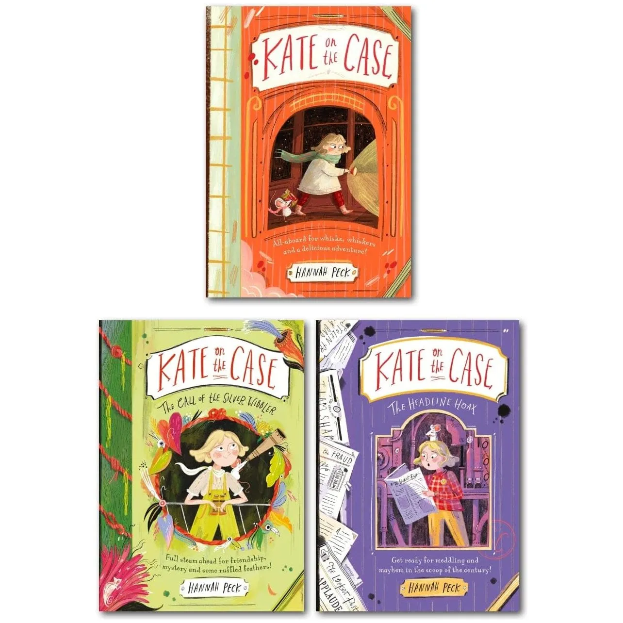 Kate On The Case Series By Hannah Peck 3 Books Collection Set (Kate on the Case)