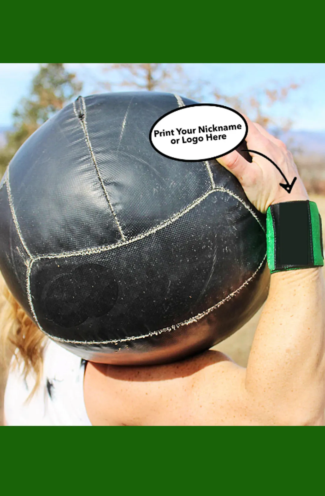 Kelly Green Wrist Wraps