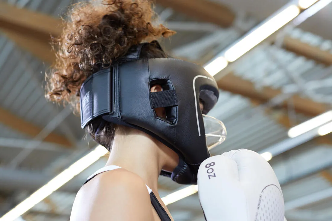 Kids' Boxing Helmet with Built-in Face Protection