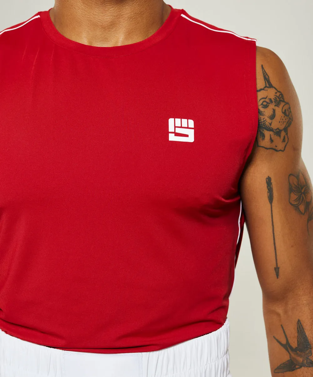 LEGACY Men's Boxing Tank in Competition Red