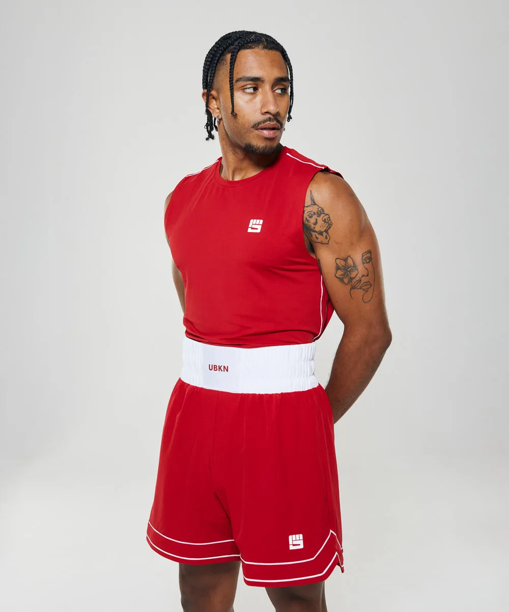 LEGACY Men's Boxing Tank in Competition Red