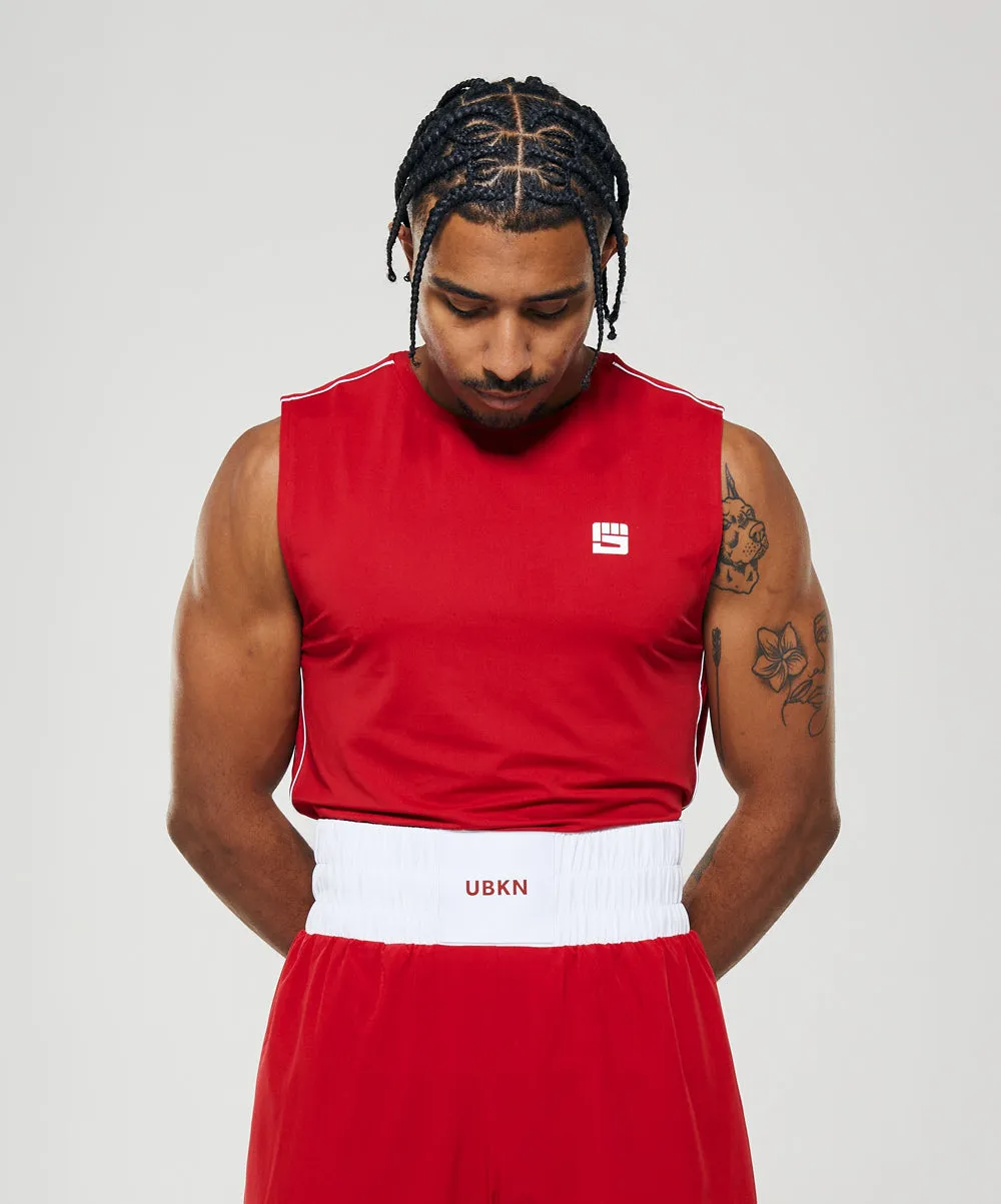 LEGACY Men's Boxing Tank in Competition Red